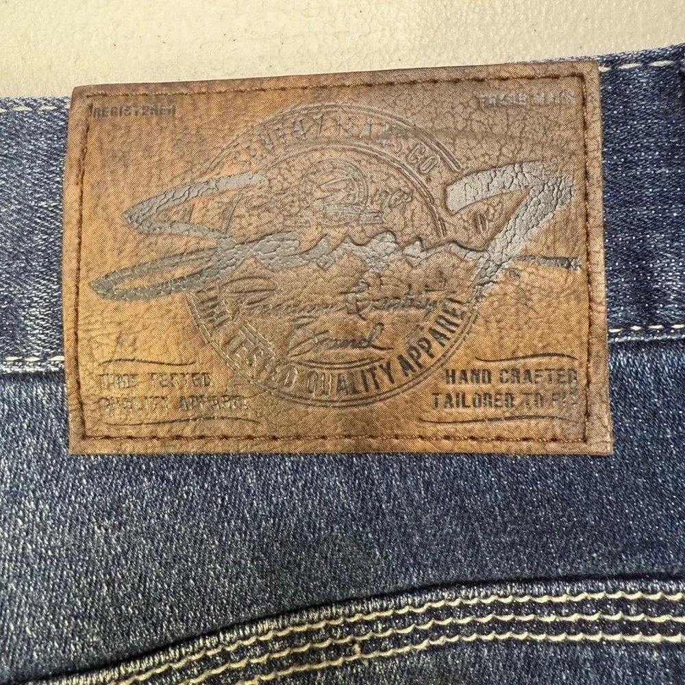 Seven7 Jeans Mens 36x30 Slim Straight‎ Denim Medium Wash Classic Style
